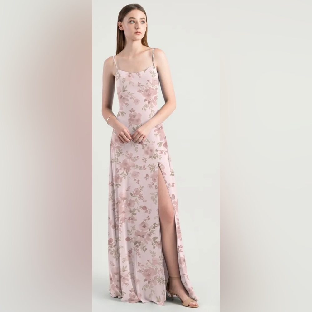 Jenny Yoo Kiara print size 6 bridesmaid dress